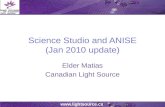Science Studio and ANISE (Jan 2010 update)