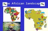 The African landscape: