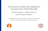 Time-series InSAR with  DESDynI : Lessons from ALOS PALSAR