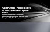 Underwater Thermoelectric Power Generation System P14254