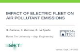 impact  of  ELECTRIC FLEET ON AIR POLLUTANT EMISSIONS