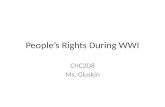People’s Rights During WWI
