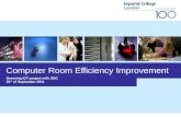 Computer Room Efficiency Improvement