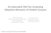 An Extended TAM for Analyzing Adoption Behavior of Mobile Coupon