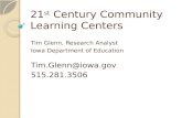21 st  Century Community Learning Centers