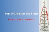 Part  5 -Christ in the Flesh