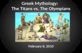 Greek Mythology:   The Titans vs. The Olympians