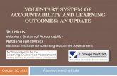Voluntary System of accountability and learning outcomes: an update