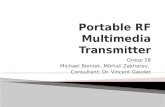 Portable RF Multimedia Transmitter
