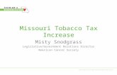 Missouri Tobacco Tax Increase