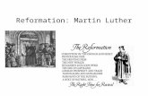 Reformation: Martin Luther