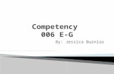 Competency  006 E-G