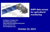 SNPP  data access for agricultural  monitoring