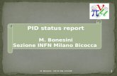 PID status report M.  Bonesini Sezione  INFN Milano  Bicocca