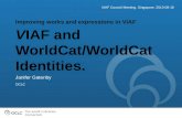 V IAF and WorldCat/WorldCat Identities.
