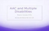 AAC and Multiple Disabilities