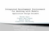 Integrated Development Environment for Working with Models  Application Design Document