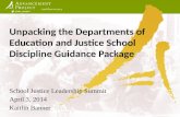 Unpacking  the Departments of Education and Justice School Discipline Guidance Package