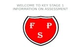 WELCOME TO Key Stage 1 INFORMATION on assessment