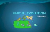 UNIT B:  EVOLUTION