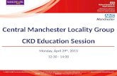 Central Manchester Locality Group CKD Education Session