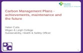 Carbon Management Plans - achievements, maintenance and  the future