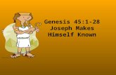 Genesis 45:1-28 Joseph Makes Himself Known