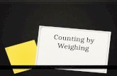 Counting by Weighing