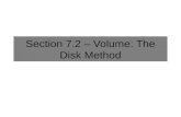 Section 7.2 – Volume: The Disk Method