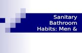 Sanitary Bathroom Habits: Men & Women