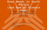 Road Needs in South Africa (and how to finance them)