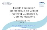 Health Protection perspective on Winter Planning Guidance & Communications