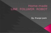 Home-made LINE  FOLLWER  ROBOT