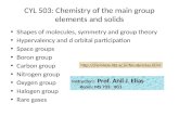 CYL 503: Chemistry of the main group elements and solids