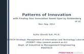 Patterns of Innovation with  Finding Your Innovation Sweet  Spot  by Goldenberg et al.