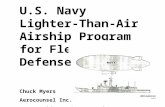 U.S. Navy Lighter-Than-Air Airship Program for Fleet Defense Chuck Myers Aerocounsel Inc.
