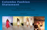 Colombo Fashion Statement