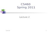CS460  Spring 2011