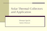 Solar Thermal Collectors and Application
