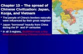 Chapter 13 – The spread of Chinese Civilization: Japan, Korea, and Vietnam