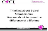 Thinking about Board Membership?  You are about to make the difference of a lifetime