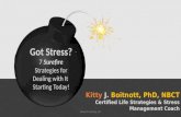 Got Stress? 7  Surefire  Strategies for Dealing with It  Starting Today!