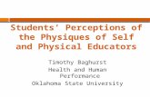 Students’ Perceptions of the Physiques of  Sel f and Physical Educators