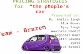 PRICING STRATEGIES  for   “ the people’s car ”