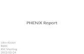 PHENIX Report