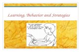 Learning, Behavior and Strategies