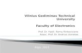 V ilnius  Gediminas  Technical University Faculty of  Electronics