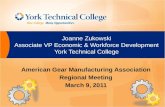 Joanne  Zukowski Associate VP Economic & Workforce Development York Technical College