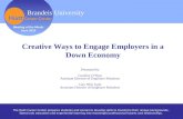 Creative Ways to Engage Employers in a Down Economy