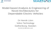Model-based Analysis & Engineering of Novel Architectures  for  Dependable  Electric  Vehicles